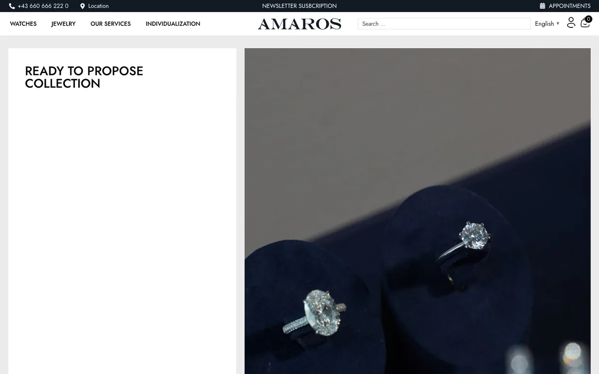 Amaros — sajt